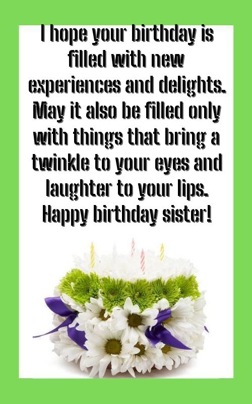 sister birthday wishes caption